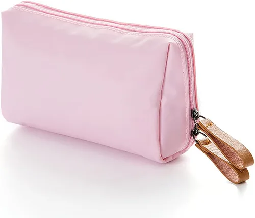 Miniatura 7 de Pequeña bolsa de maquillaje para bolso, bolsa de maquillaje, pequeña bolsa de cosméticos, mini bolso portátil para mujeres y niñas, Negro