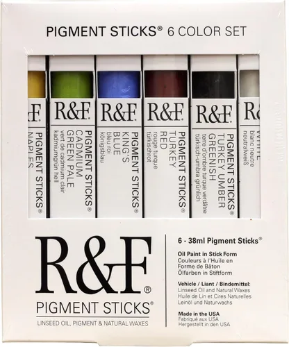 Miniatura 155 de R&F Handmade Paints - Barra de pigmento al óleo profesional, cadmio y limón, 6.4 fl oz Limón de cadmio