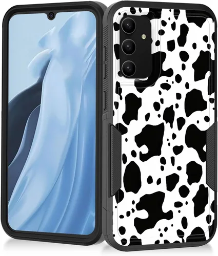 Miniatura 166 de Funda para Galaxy A14 5G, resistente de doble capa híbrida de policarbonato duro, goma suave, a prueba de golpes, funda protectora resistente