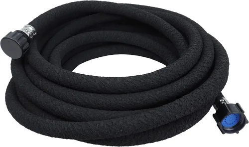 Miniatura 9 de Manguera plana de jardín de 1/2 pulgada x 50 pies, más fugas de agua, resistente, extremos de conector de manguera de metal, ahorra un 80% de agua
