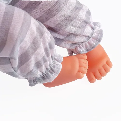 Miniatura 5 de Muñecos bebé gemelos de cuerpo blando de Berenguer Boutique (15 pulgadas), muñeca sencilla, 15 pulgadas Set básico gris