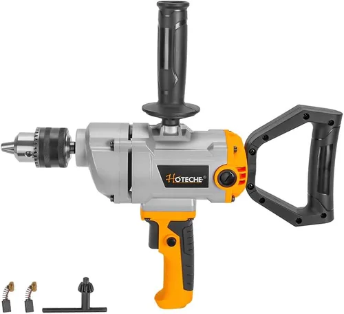 Miniatura 9 de Hoteche Taladro Martillo Rotativo 3 en 1 de 1 Pulgada SDS Plus Martillo Eléctrico 6.7-Amp/800W Velocidad Variable con Cable Taladro Martillo