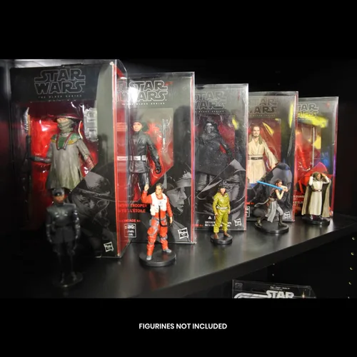 Miniatura 2 de EVORETRO Protector de figura de acción – Paquete de 10 – Compatible con figuras de 6 pulgadas de la serie negra de Star Wars, funda de plástico PET