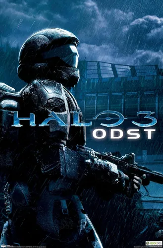 Miniatura 10 de Trends International aureola: ODST - Póster de pared de arte clave, 14.725 "x 22.375", versión enmarcada de madera de granero