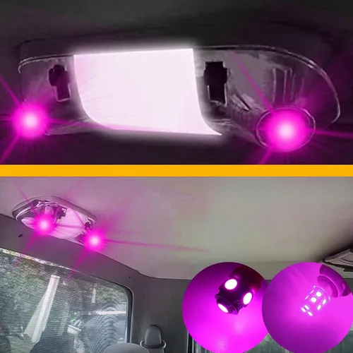 Miniatura 13 de 3 bombillas LED azules para mapa interior compatibles con Ford F-150 F-250 Bronco 1987-1996
