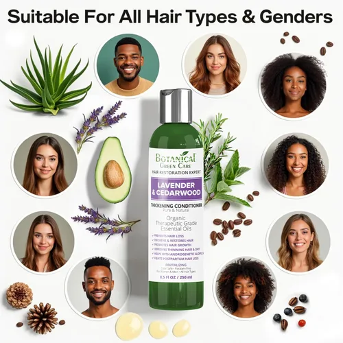 Miniatura 6 de Botanical Green Care terapia natural anticaída del cabello de excelente calidad sin sulfatos, acondicionadores ecológicos