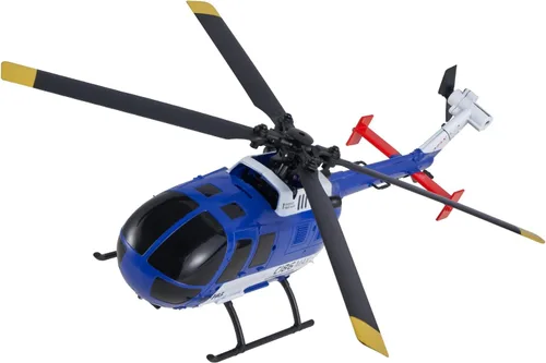 VEVOR Helicóptero RC, helicóptero de control remoto de 4 hélices de 2.4 GHz con giroscopio de 6 ejes, avión RC de 4 canales para principiantes, luz