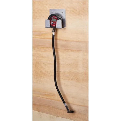 Miniatura 6 de Speedway Motors Soporte de manómetro de presión de neumáticos de aluminio para medidores de 2 a 4 pulgadas, soporte de pared o caja de herramientas
