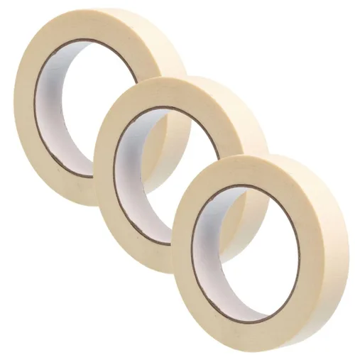 Miniatura 12 de GTSE Cinta de enmascarar, 1 rollo, 1 pulgada x 55 yardas (164 pies), cinta adhesiva de pintura multisuperficie, perfecta para pintar, hogar