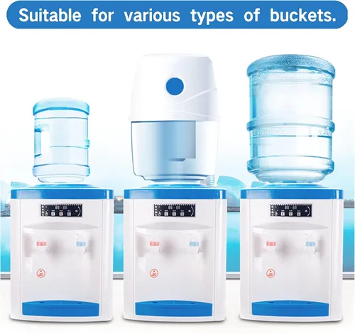 Miniatura 5 de LOYALHEARTDY Dispensador de enfriador de agua, 110 V 550 W, dispensador de agua eléctrico de carga superior caliente y fría con 3 ajustes