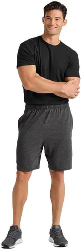 Miniatura 2 de Soffe pantalones cortos clásicos, con bolsillo, de algodón, para hombre, XL, Marino