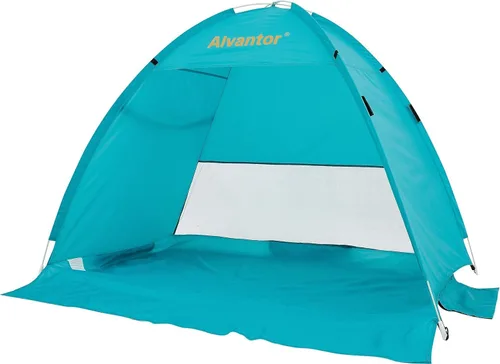Miniatura 10 de Alvantor® Beach Tent Beach Umbrella Outdoor Sun Shelter Cabana Automatic Instant Pop-Up UPF 50+ Portable Beach Shade Camping Fishing Hiking Canopy