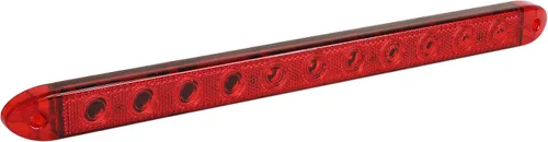 Barra de luz LED roja de 16 pulgadas y 11 [Cumple con DOT] [IP65 resistente al agua] [señal de estacionamiento/freno/giro] marcador de marcha ID