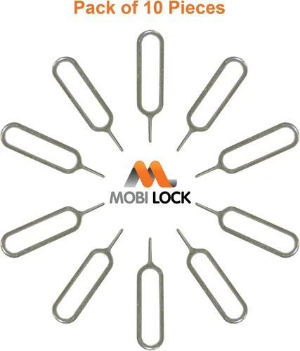 Miniatura 3 de Mobi Lock Herramienta de extracción de bandeja de tarjeta SIM de 10 piezas compatible con todos los teléfonos inteligentes y tabletas, iPhones