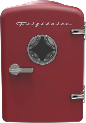 Miniatura 10 de Frigidaire EFMIS171 Mini refrigerador retro portátil personal - Ideal para casa, oficina o dormitorio - Incluye asa de transporte, cargador de Blanco
