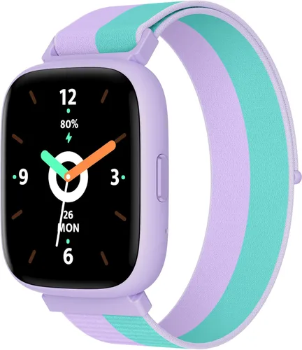 Miniatura 12 de BIGGERFIVE Reloj inteligente para niños, reloj de seguimiento de actividad física de 1.8 pulgadas, podómetro, frecuencia cardíaca, monitor de sueño