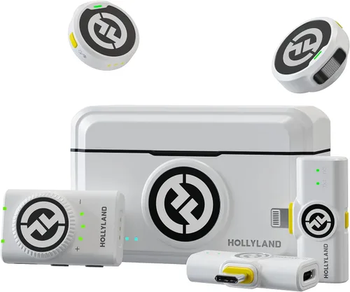 Miniatura 14 de Micrófono inalámbrico Hollyland Lark M2 para iPhone/cámara/Android/PC, audio de alta fidelidad 48kHz/24-bit, alcance de 300m, cancelación de ruido