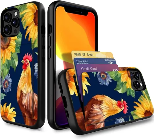 Miniatura 79 de Funda para iPhone Air, funda tipo cartera con ranura para tarjeta oculta, a prueba de golpes, TPU y PC, funda protectora de doble capa para iPhone
