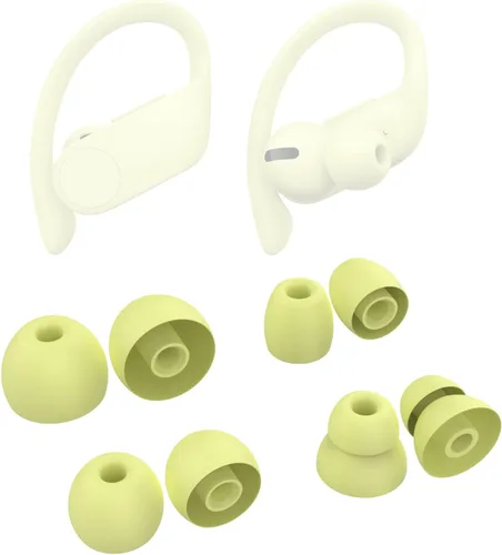 Miniatura 10 de 8 piezas Powerbeats Pro de silicona para los oídos compatibles con Beats Powerbeats Pro, Beats X, urBeats3 auriculares (Pro Eartips negro)