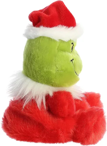 Miniatura 3 de Aurora® Whimsical Dr. Seuss™ Santa Grinch Palm Pals™ Animal de Peluche - Peluche Oficialmente Licenciado para Juego Imaginativo - Perfecto