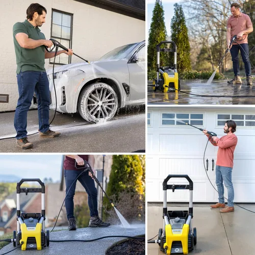 Miniatura 5 de Kärcher Pressure Washer K1700, 3 Spray Nozzles, Detergent Tank, for Cars, Driveways, Siding, Patios, 2125 max. PSI, 1.46 max. GPM