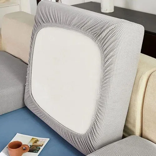 Miniatura 18 de Funda elástica para cojín de sofá, funda protectora para muebles de sofá, funda de asiento de sofá, estampado floral con parte inferior elástica, #17