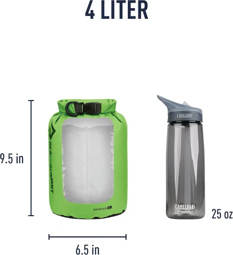 Miniatura 7 de Sea to Summit View Dry Sack, bolsa seca transparente, 4 litros, verde manzana
