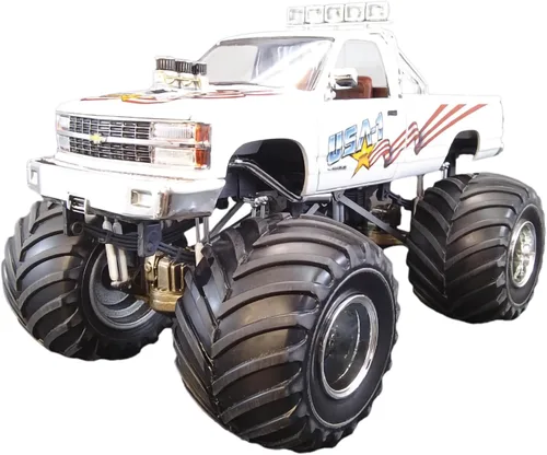 Miniatura 6 de AMT USA-1 Chevy Silverado Monster Truck 1:25 Kit de modelo a escala 1:25