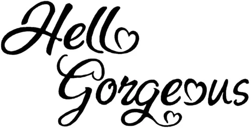 Miniatura 2 de Hello Gorgeous Decal V2 Adhesivo de vinilo para espejo de baño, arte de pared, espejo motivacional Be Amazing Mirror Sala de estar Ventana del hogar