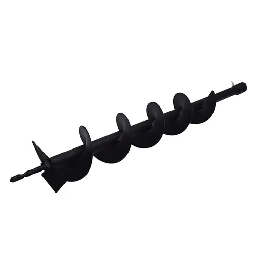 Miniatura 7 de kimllier Brocas de taladro de tierra de 12 pulgadas, taladro de eje de 3/4 pulgadas, apto para postes de valla de gas, excavadora de agujeros