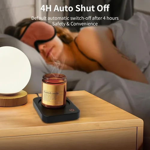 Miniatura 3 de Calentador de taza de café, calentador inteligente de tazas para escritorio, 3 controles de temperatura y apagado automático, calentador eléctrico