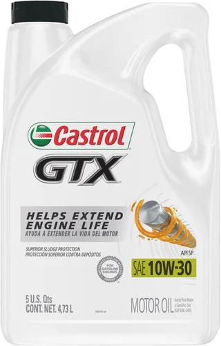 Miniatura 2 de Castrol Aceite de motor convencional GTX 10W-30, 5 cuartos de galón, paquete de 2