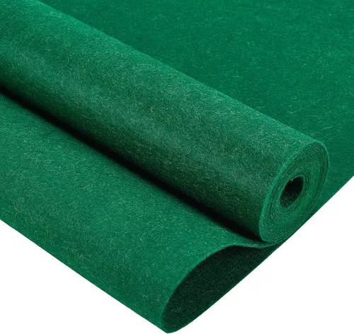 Miniatura 14 de BENECREAT Rollo de fieltro negro de 10 pies y 15.75 pulgadas de ancho, hojas de tela no tejida (0.035 in de grosor), gran fieltro para manualidades