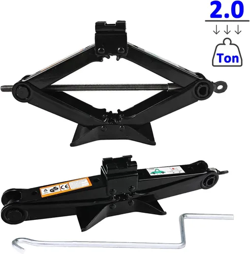 Miniatura 2 de 1 paquete de gato de tijera para coche para Honda Civic/Accord/CR-V/Element/Odyssey/Pilot, 2 toneladas, 4409 libras de capacidad, gato de tijera