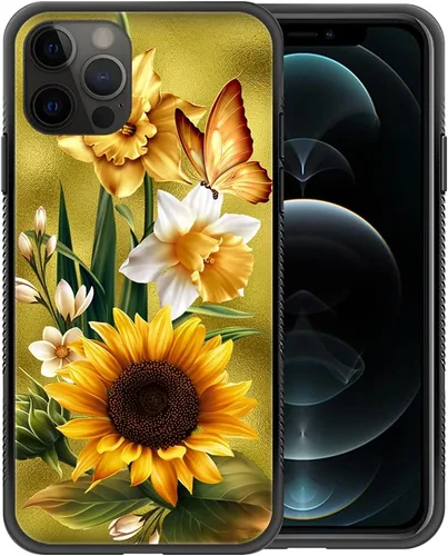 Miniatura 29 de ZHEGAILIAN Funda compatible con iPhone 13 Pro Max, diseño de patrón de policarbonato duro, funda protectora de TPU suave antideslizante para iPhone