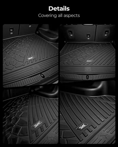 Miniatura 9 de 3W Forro de carga de ajuste personalizado para Jeep Wrangler 4XE 2021 2022 2023 2024 2025 híbrido de 4 puertas (No JL ni JK), tapete de maletero