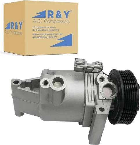 Compresor de CA RYC y embrague de A/C EG893 (se adapta a Nissan Juke 1.6L 2011, 2012, 2013, 2014, 2015, 2016, 2017)