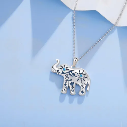 Miniatura 5 de YAFEINI Collar de plata de ley con diseño de vaca de las tierras altas, collar de animales de Capibaravaca de las tierras altas, regalos creativos