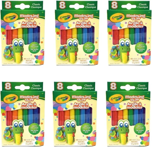 Miniatura 5 de Crayola arcilla para modelar (8 unidades por paquete) 0.6 onzas, básico