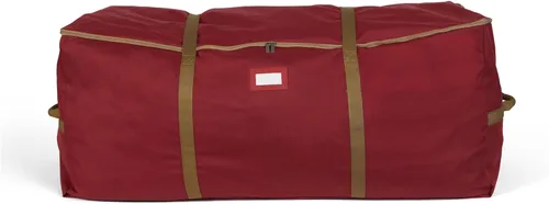 Miniatura 12 de Covermates Keepsakes Bolsa de almacenamiento con ruedas para árbol de Navidad – Almacenamiento navideño resistente de poliéster con ruedas, asas