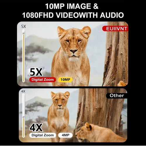 Paquete de 2 prismáticos de visión nocturna, gafas de visión nocturna para caza, zoom digital 5X 1080P de visión nocturna infrarroja para ver 984