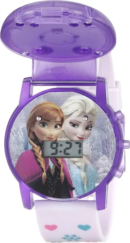 Miniatura 2 de Accutime - Reloj de pulsera de cuarzo digital de Frozen, con pantalla LCD y correa, regalos geniales de Disney, recuerdos de fiesta para infantes