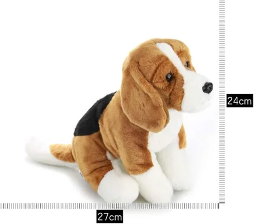 Miniatura 2 de TAMMYFLYFLY Pugsly Pug Animal de Peluche Relleno Cachorro Perro, 12 pulgadas (Balthezar Beagle)