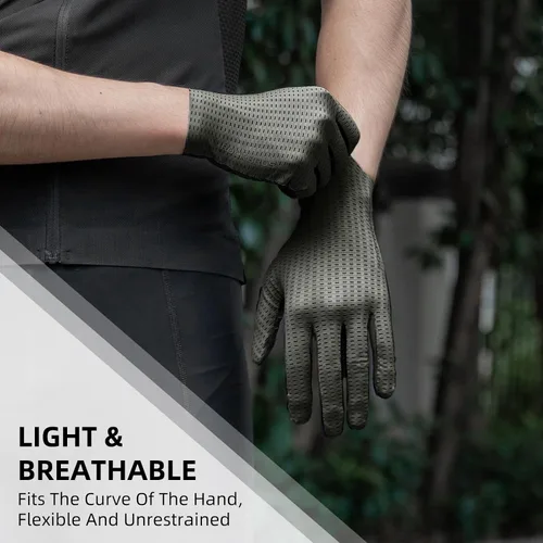 Miniatura 3 de ROCKBROS Cycling Gloves Mountain Bike Gloves Full Finger Cycling Gloves Anti-Slip Bicycle Gloves for Men Women Cycling Sports