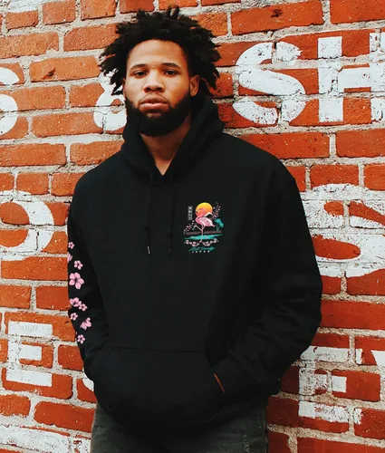 Miniatura 7 de Riot Society Sudadera con capucha estampada o bordada para hombre