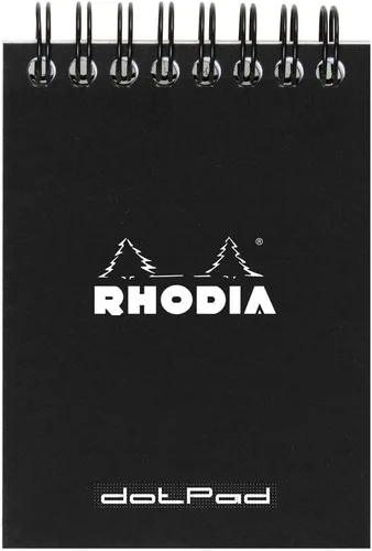 Miniatura 17 de Rhodia Bloc de notas encuadernado con alambre, A4, punto - negro (185039C)