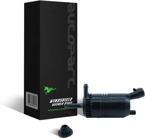 Miniatura 5 de 1 motor de bomba de líquido para limpiaparabrisas delantero/trasero de 12 V con kit de repuesto de arandela de goma compatible con modelos 07-11 CRV