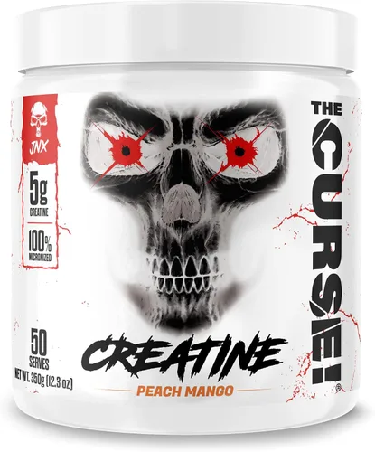 Miniatura 10 de JNX SPORTS The Curse! Creatina monohidrato en polvo, 100 porciones, creatina micronizada pura 0.18 oz por porción, 17.64 oz - 17.6 onzas