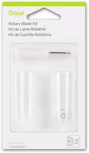 Kit de Reemplazo de Cuchilla Giratoria Cricut, Incluye una Cuchilla de Corte Dura con Tapa Protectora, Arandela, Tuerca y Destornillador, Corta