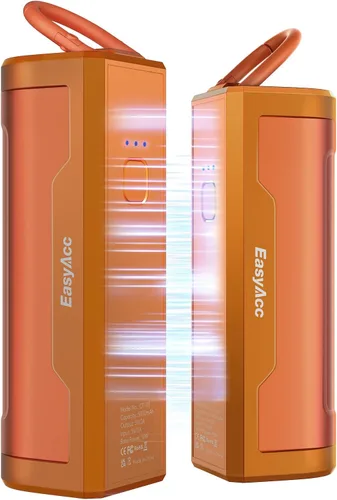 Miniatura 9 de EasyAcc Hand Warmers Rechargeable 2 Pack, 10000mAh Magnetic Hand Warmers, 18Hrs Long Heating, with Camping Hook, Pocket Size, Gifts for Christmas